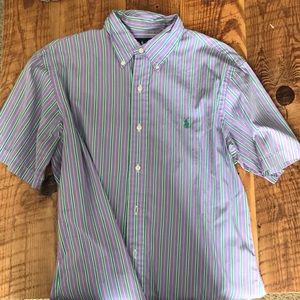 Ralph Lauren Button Down Short Sleeve Polo